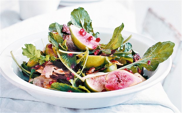 Summer salad with figs